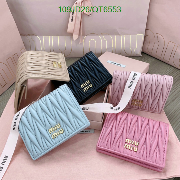 Miu Miu-Wallet Mirror Quality Code: QT6553 $: 109USD