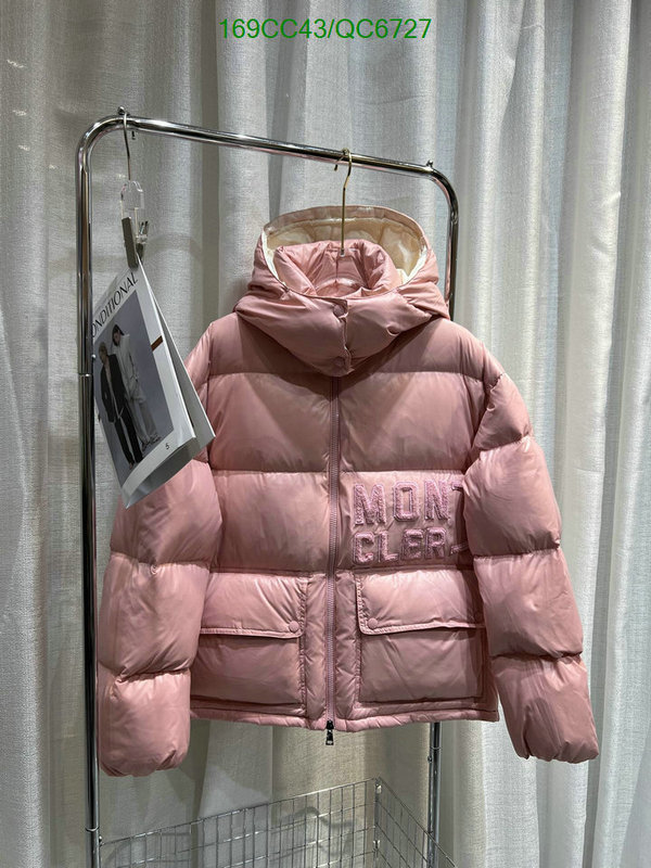 Moncler-Down jacket Women Code: QC6727 $: 169USD