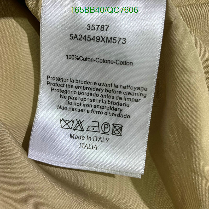 Dior-Clothing Code: QC7606 $: 165USD