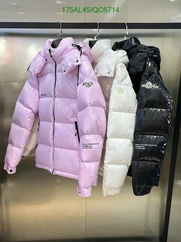 Moncler-Down jacket Men Code: QC6714 $: 175USD