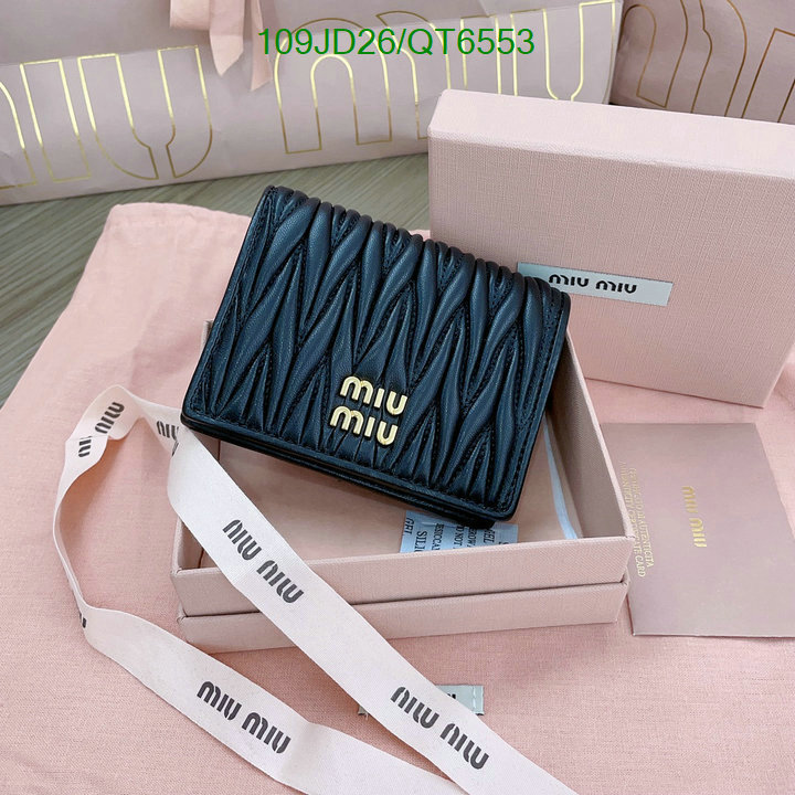 Miu Miu-Wallet Mirror Quality Code: QT6553 $: 109USD