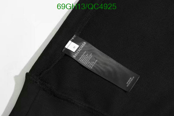 Balenciaga-Clothing Code: QC4925 $: 69USD