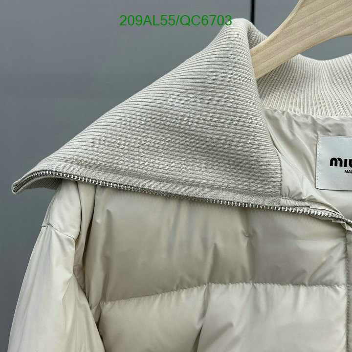 Miu Miu-Down jacket Women Code: QC6703 $: 209USD