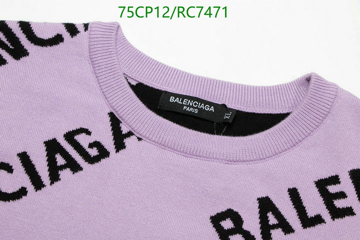 Balenciaga-Clothing Code: RC7471 $: 75USD