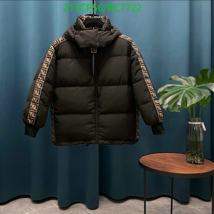 Fendi-Down jacket Women Code: RC7722 $: 215USD