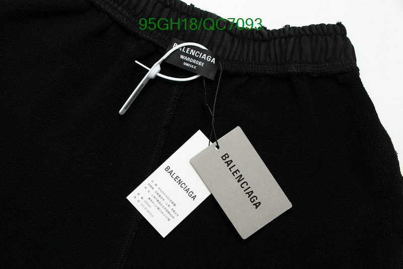 Balenciaga-Clothing Code: QC7093 $: 95USD
