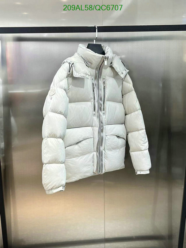 Moncler-Down jacket Men Code: QC6707 $: 209USD