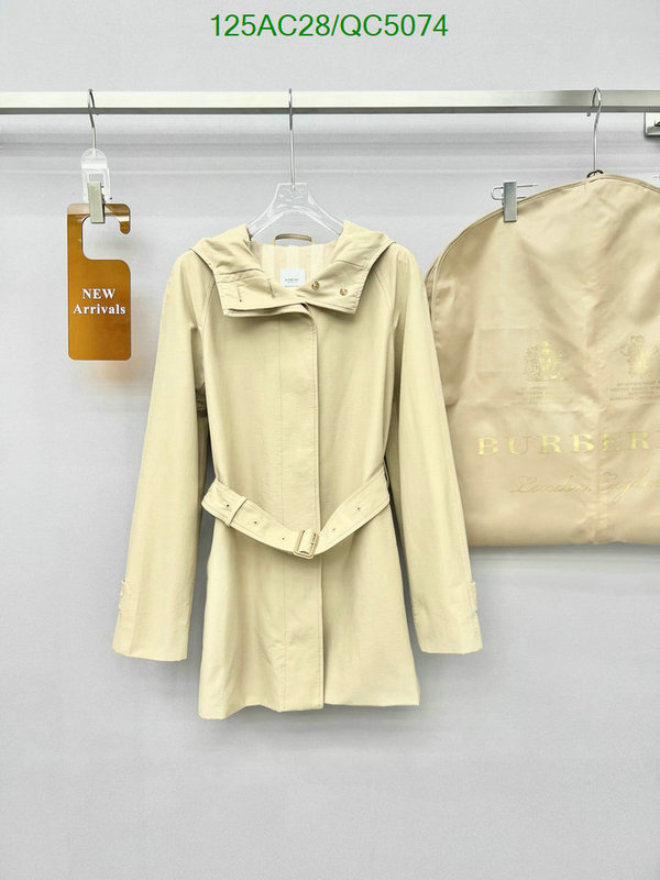 Burberry-Down jacket Women Code: QC5074 $: 125USD