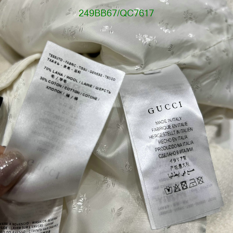 Gucci-Clothing Code: QC7617 $: 249USD