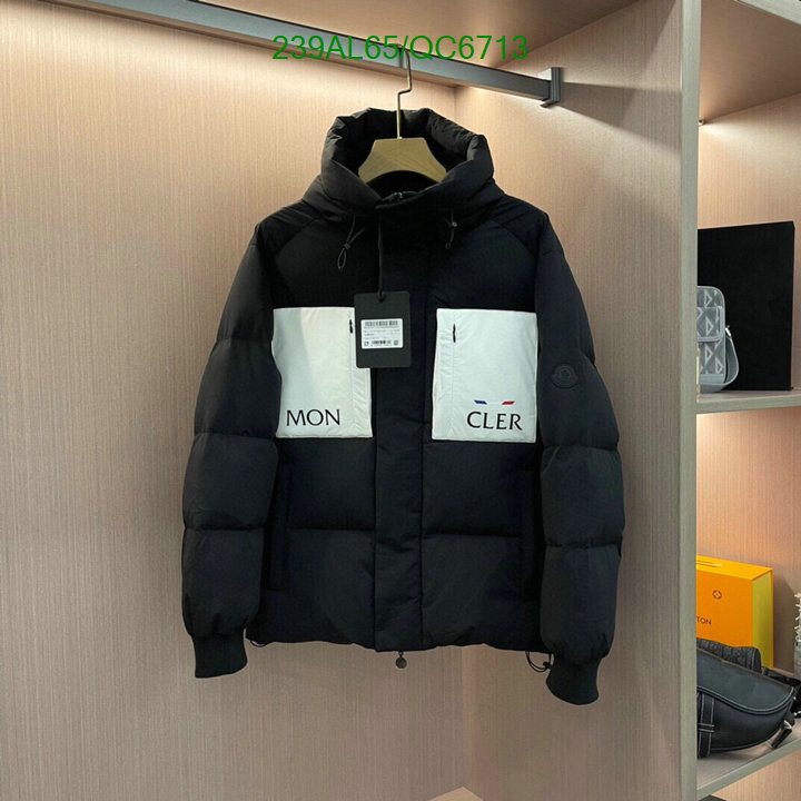 Moncler-Down jacket Men Code: QC6713 $: 239USD