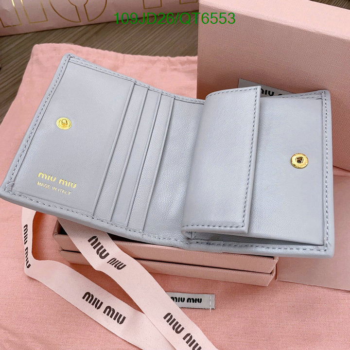 Miu Miu-Wallet Mirror Quality Code: QT6553 $: 109USD