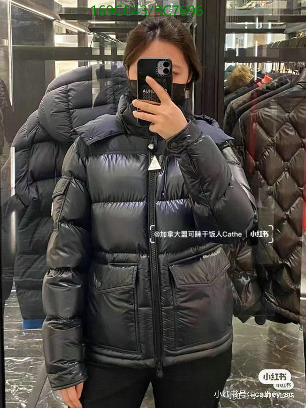 Moncler-Down jacket Women Code: RC7696 $: 169USD