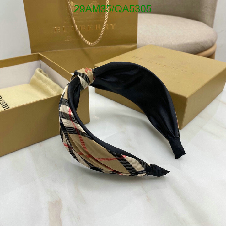 Burberry-Headband Code: QA5305 $: 29USD