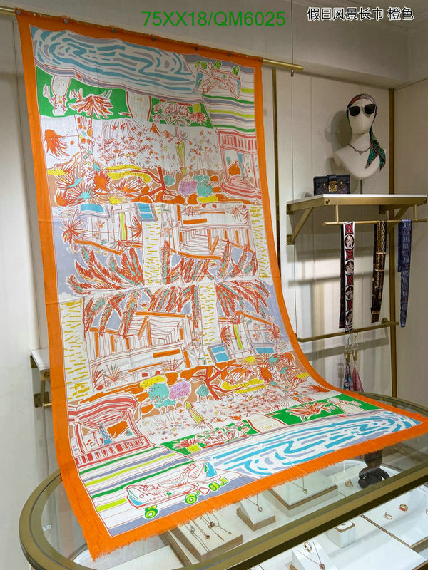 Hermes-Scarf Code: QM6025 $: 75USD