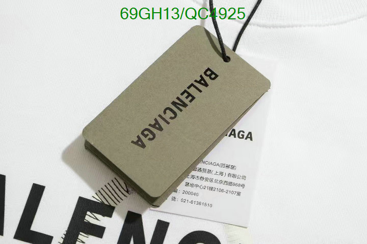 Balenciaga-Clothing Code: QC4925 $: 69USD