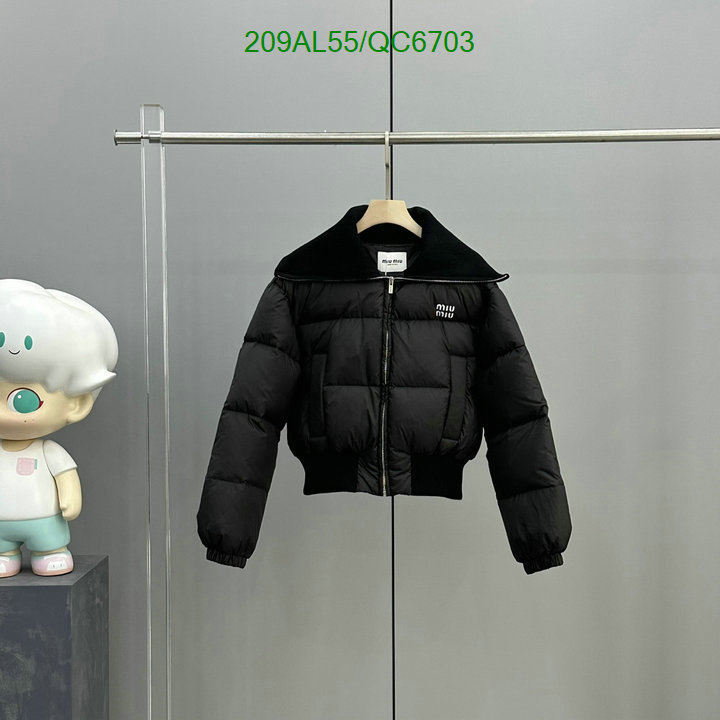 Miu Miu-Down jacket Women Code: QC6703 $: 209USD