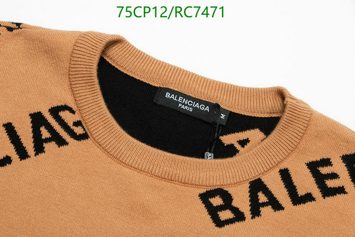 Balenciaga-Clothing Code: RC7471 $: 75USD