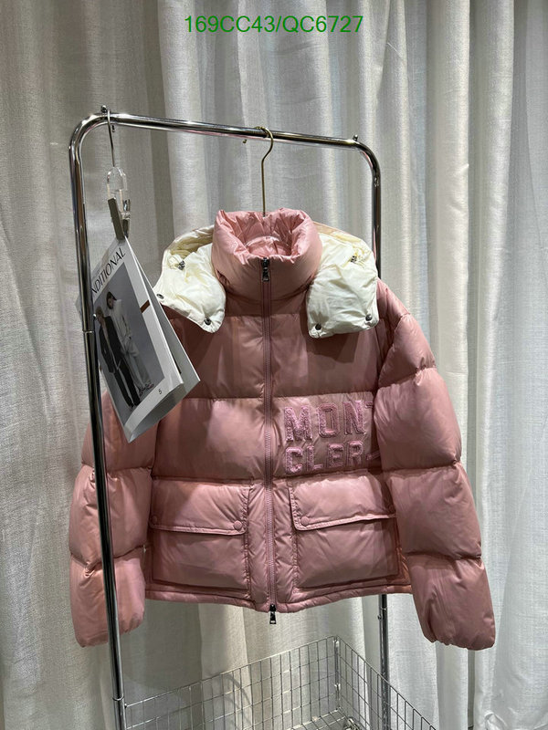 Moncler-Down jacket Women Code: QC6727 $: 169USD