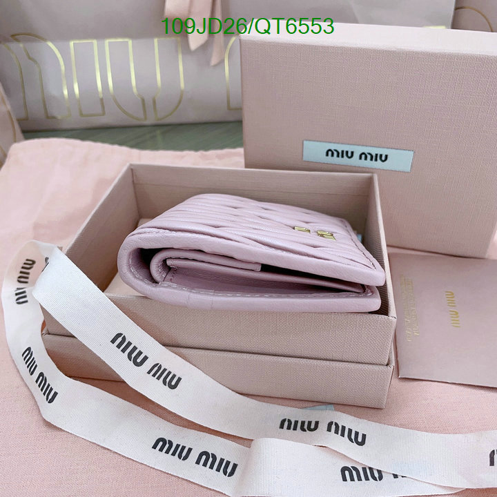 Miu Miu-Wallet Mirror Quality Code: QT6553 $: 109USD