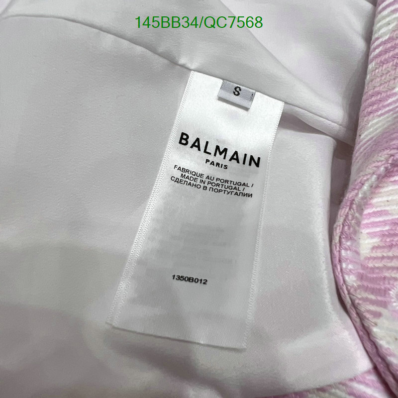 Balmain-Clothing Code: QC7568 $: 145USD