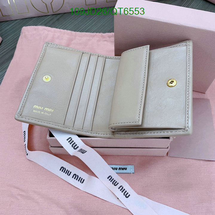 Miu Miu-Wallet Mirror Quality Code: QT6553 $: 109USD