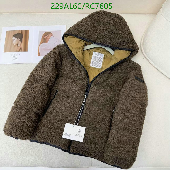 Brunello Cucinelli-Down jacket Women Code: RC7605 $: 229USD