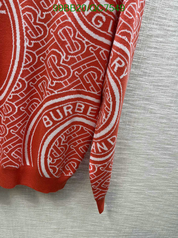Burberry-Clothing Code: QC7549 $: 99USD