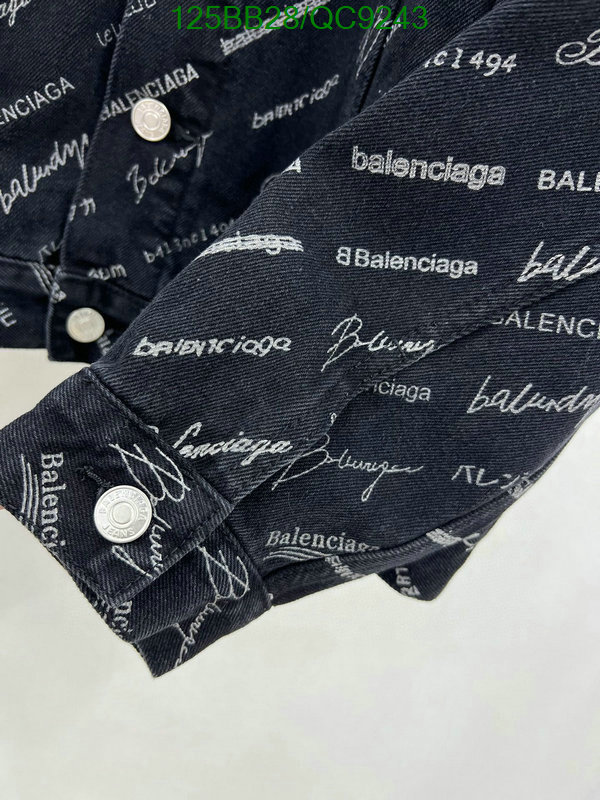 Balenciaga-Clothing Code: QC9243 $: 125USD