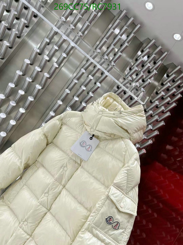 Moncler-Down jacket Men Code: RC7931 $: 269USD