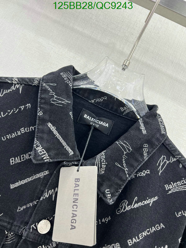 Balenciaga-Clothing Code: QC9243 $: 125USD