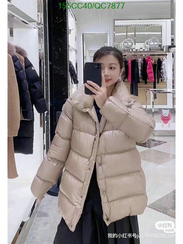 Moncler-Down jacket Women Code: QC7877 $: 155USD