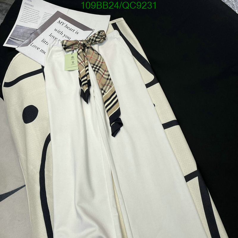 Burberry-Clothing Code: QC9231 $: 109USD