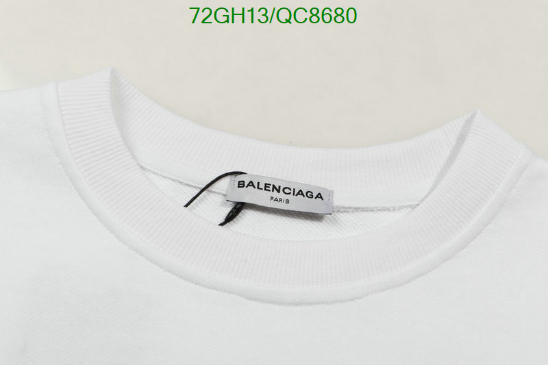 Balenciaga-Clothing Code: QC8680 $: 72USD