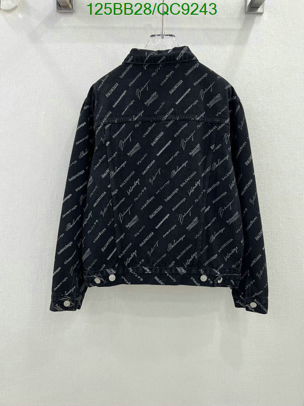 Balenciaga-Clothing Code: QC9243 $: 125USD