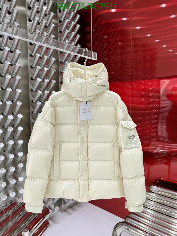 Moncler-Down jacket Women Code: RC7931 $: 269USD