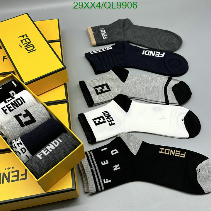 Fendi-Sock Code: QL9906 $: 29USD