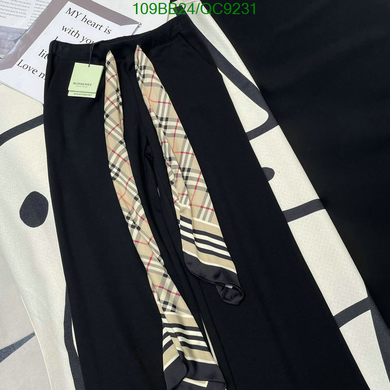 Burberry-Clothing Code: QC9231 $: 109USD