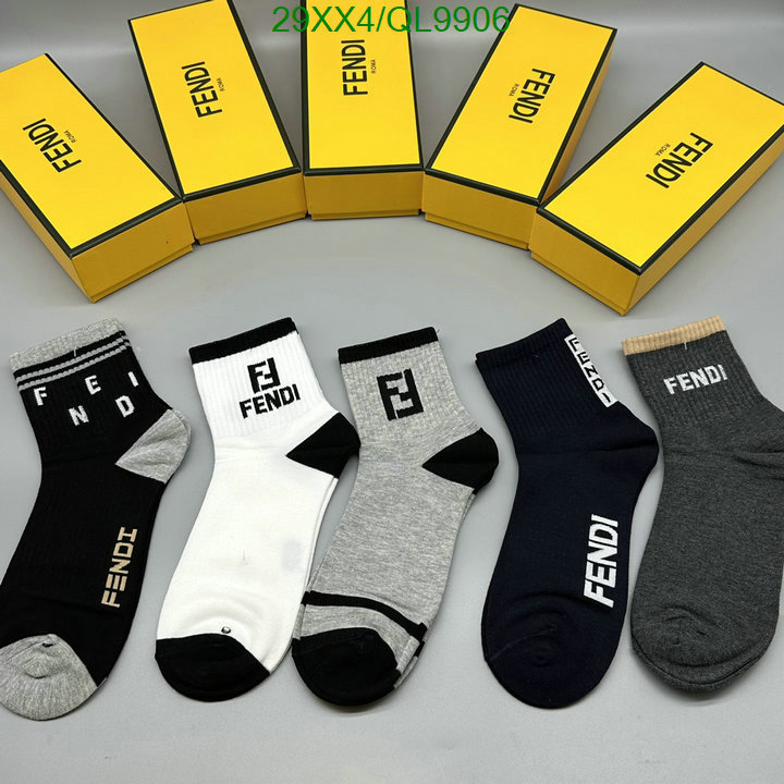 Fendi-Sock Code: QL9906 $: 29USD
