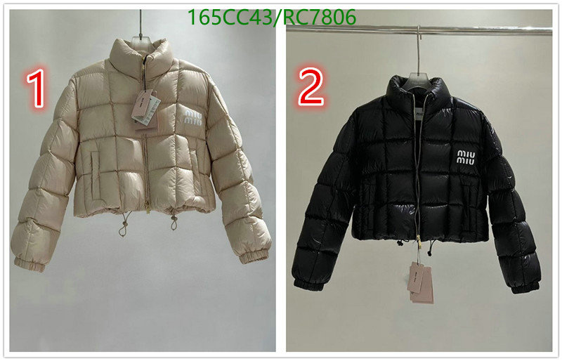 Miu Miu-Down jacket Women Code: RC7806 $: 165USD