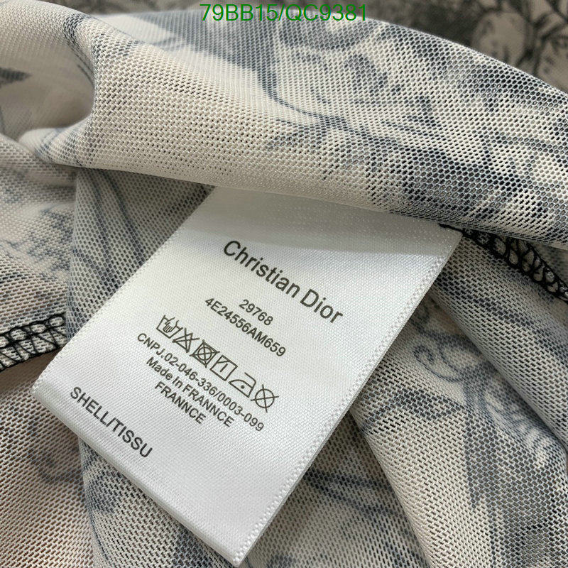 Dior-Clothing Code: QC9381 $: 79USD