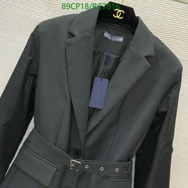 Prada-Clothing Code: RC7816 $: 89USD