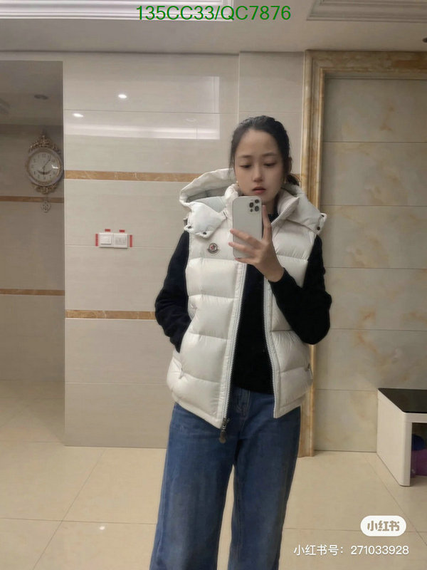 Moncler-Down jacket Women Code: QC7876 $: 135USD