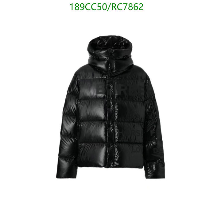 Burberry-Down jacket Men Code: RC7862 $: 189USD