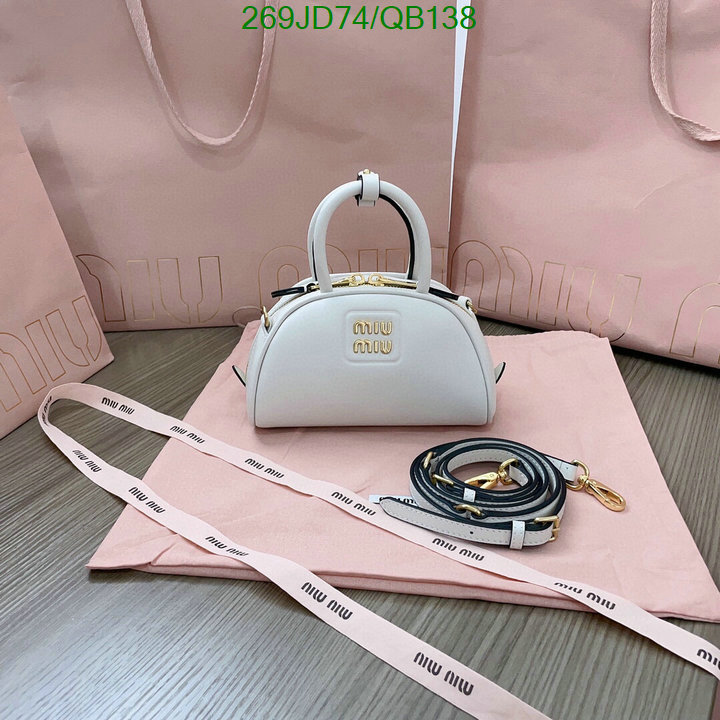 Miu Miu-Bag-Mirror Quality Code: QB138 $: 269USD