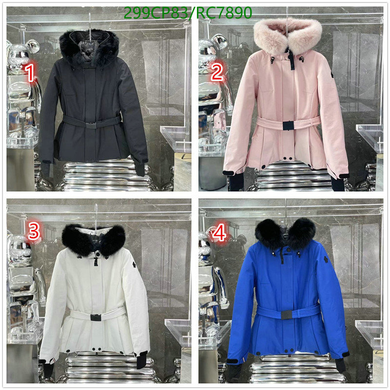 Moncler-Down jacket Women Code: RC7890 $: 299USD