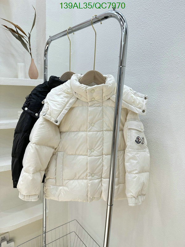 Moncler-Kids clothing Code: QC7970 $: 139USD