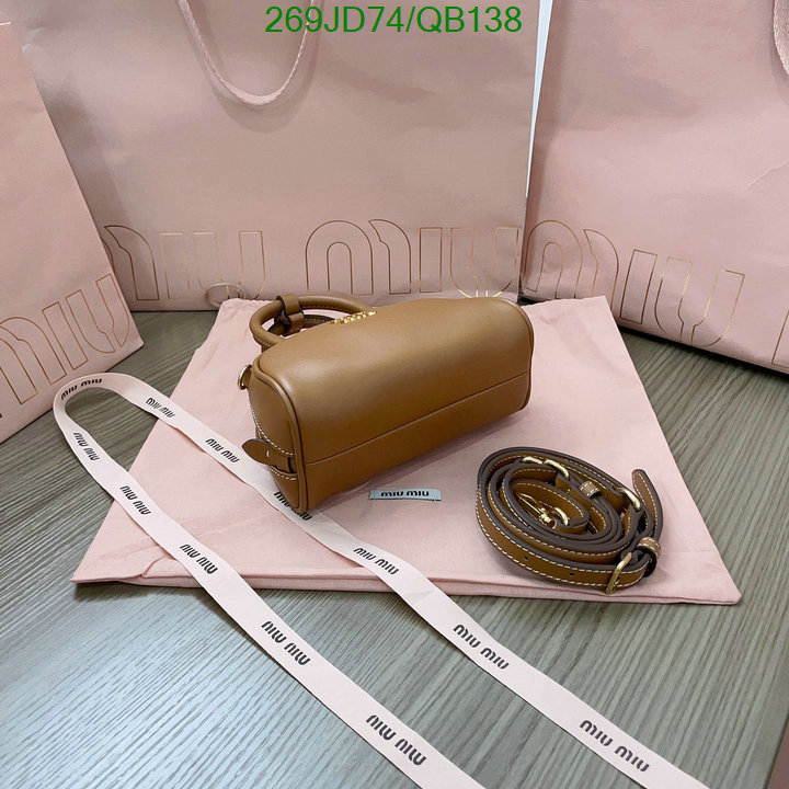 Miu Miu-Bag-Mirror Quality Code: QB138 $: 269USD