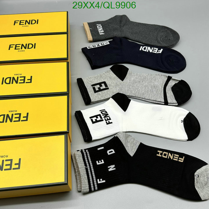 Fendi-Sock Code: QL9906 $: 29USD