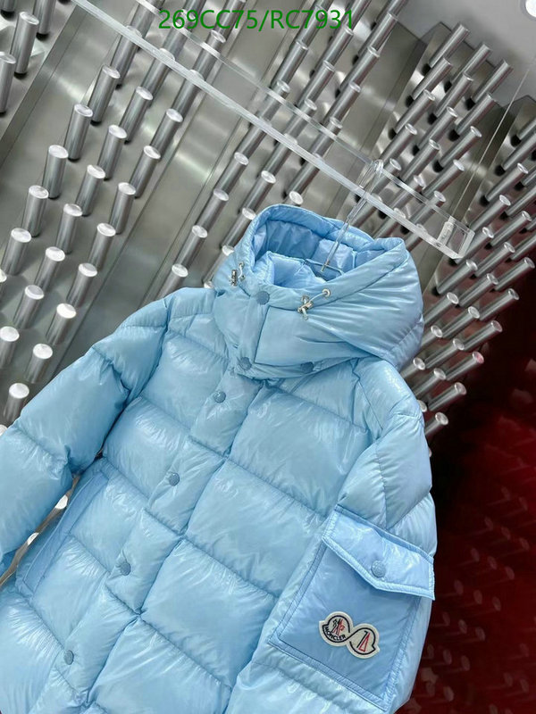 Moncler-Down jacket Men Code: RC7931 $: 269USD