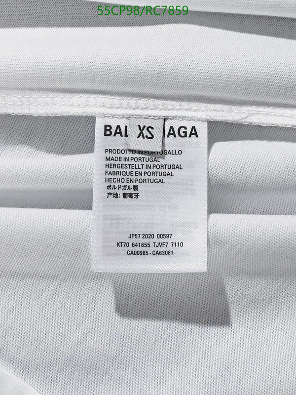 Balenciaga-Clothing Code: RC7859 $: 55USD